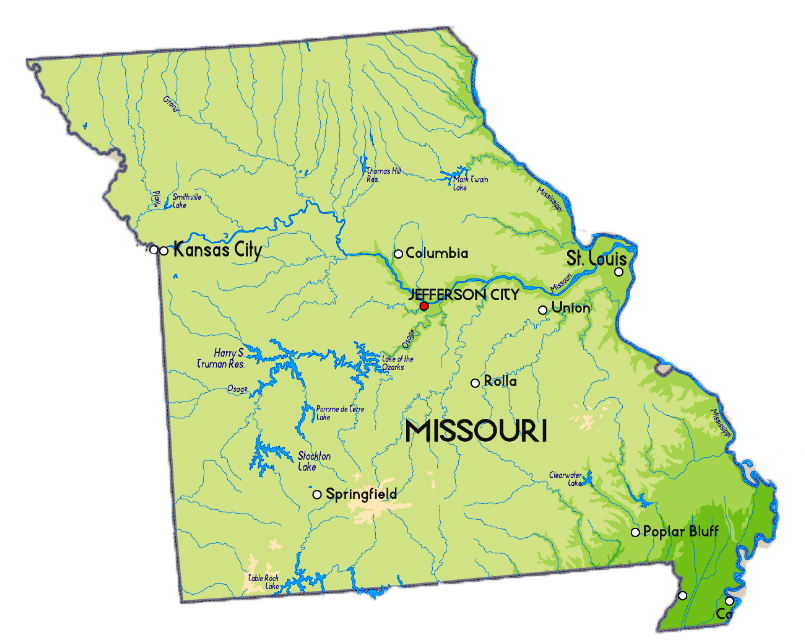 Virtual Service Areas In Missouri 